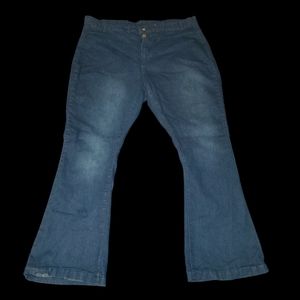 B2G1F Jessica Jeans, Women's Plus 4XL, Flared High Waisted